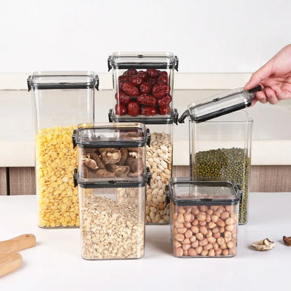 5Pcs Sets Sealed Jar Food Storage Box