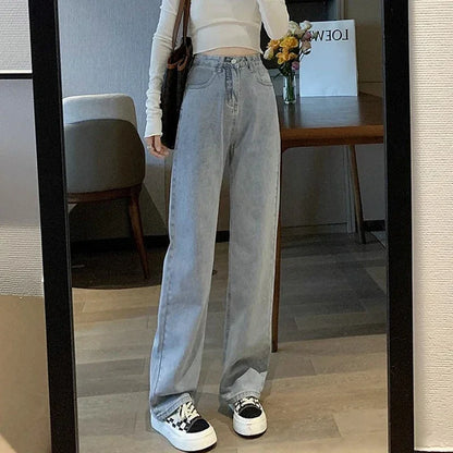 Wide Leg Jeans High Waist Pants