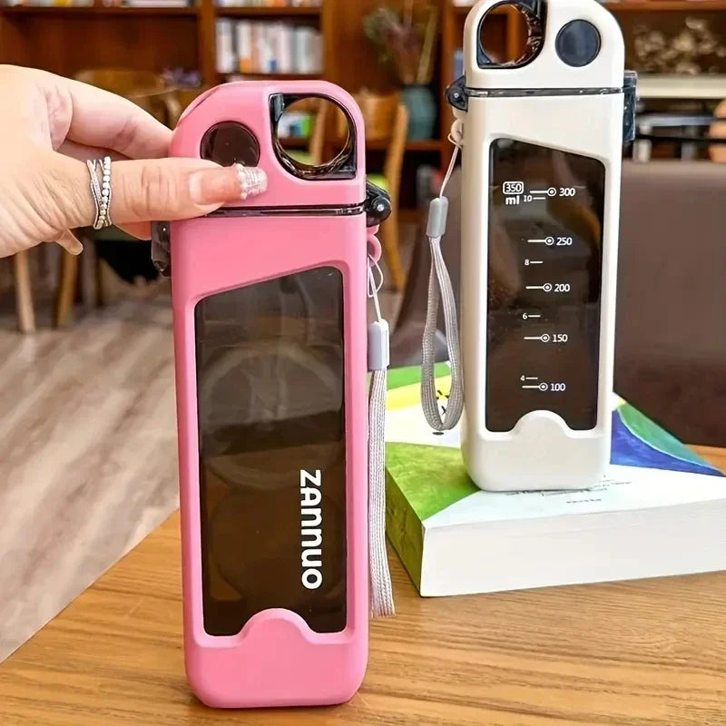 350ml Plastic Water Bottle Leak-proof Sports Bottle