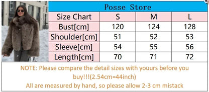 Faux Fur Long Sleeve Stand Short Jackets