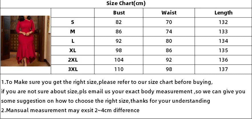 African Fish Tail Dress