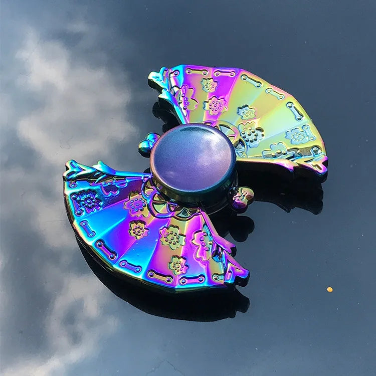Rainbow Metal Spinner Finger Spinners Stress Anxiety Relief