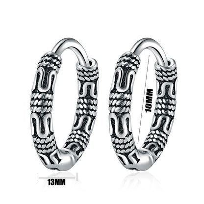DANA 925 Sterling Silver Hoop Earrings