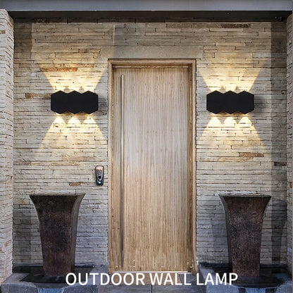4W 6W 8W Aluminum Minimalist Garden Door LED Wall Light