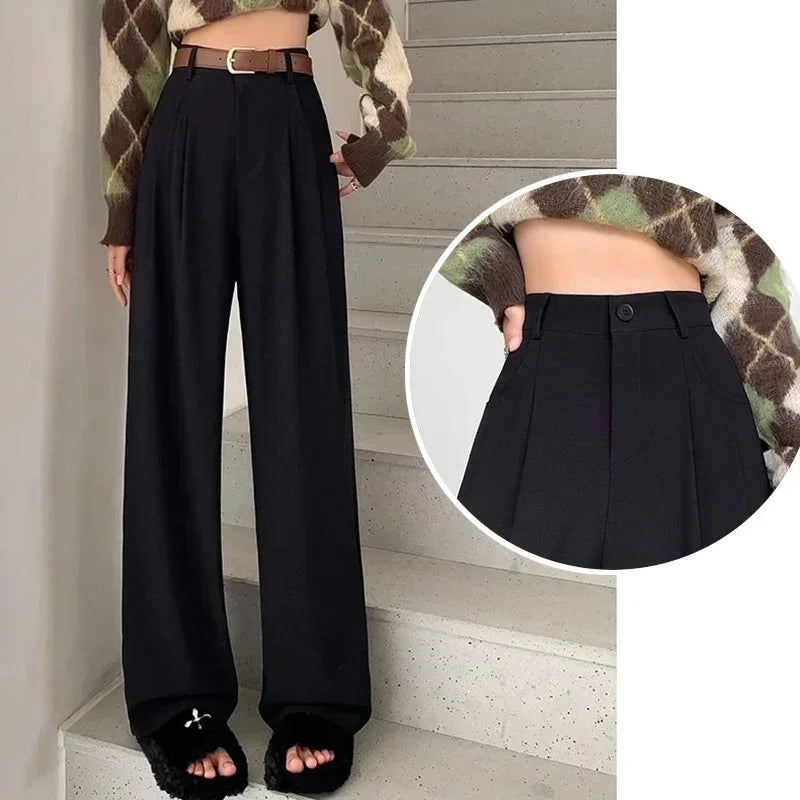 Baggy High Waist Wide Leg Pants