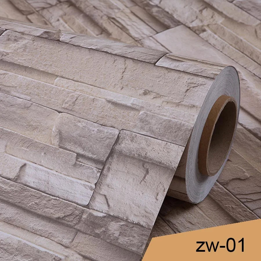Red Brick Waterproof Wall Wallpaper Decoration