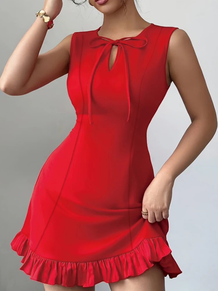 Sexy Short Sleeveless Mini Dress