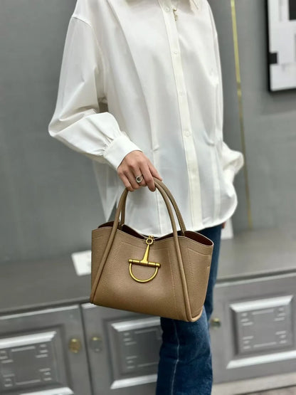 Minimalist Unique Leisure Business Diaper Leather Bags