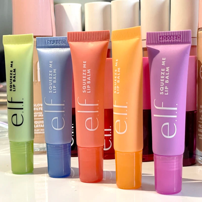 Elf Lip Gloss Tinted Lip Balm Improves Lip Lines Dryness for Naturally Plump Lips and Lightweight Hydrating Nourishes
