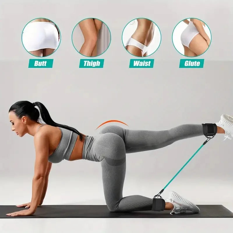 Ankle Straps Resistance Bands Set Fitness