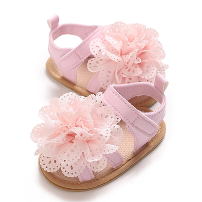Baby Korean Flower Open Toed Baby Girl Sandals