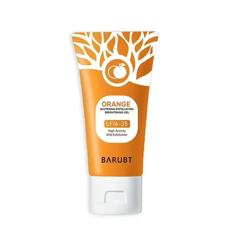 Gel exfoliante de naranja para la piel muerta del rostro