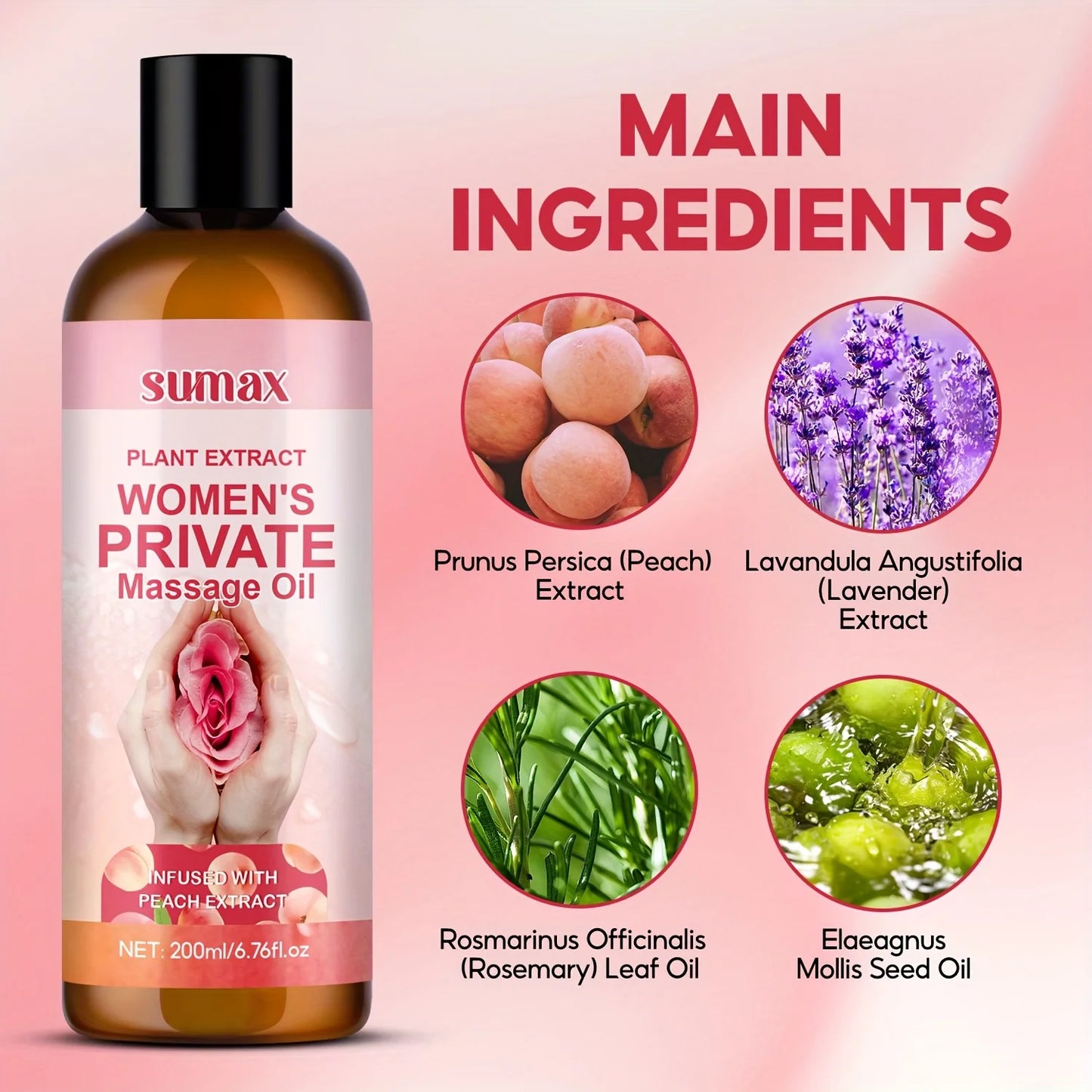 Private Massage Oil f Lasting Fragrance