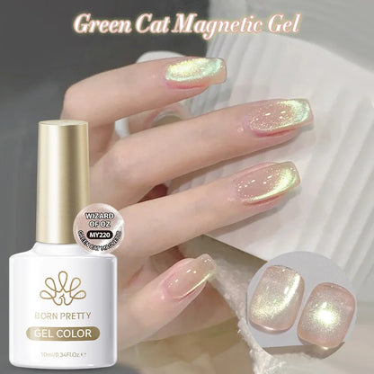 Dark Red Cat Magnetic Gel Nail Polish