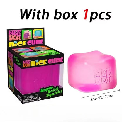 Nee Doh Jellyfish & Cube Squish Toy