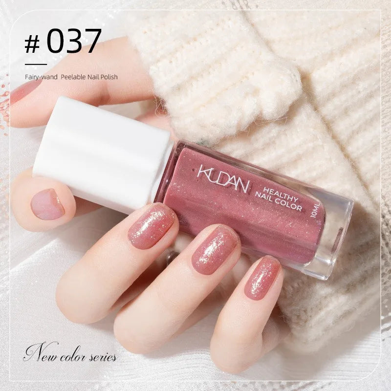 Colorful Water-Base Nail Polish 40 Colors Air Dry Peel Off Nail Art
