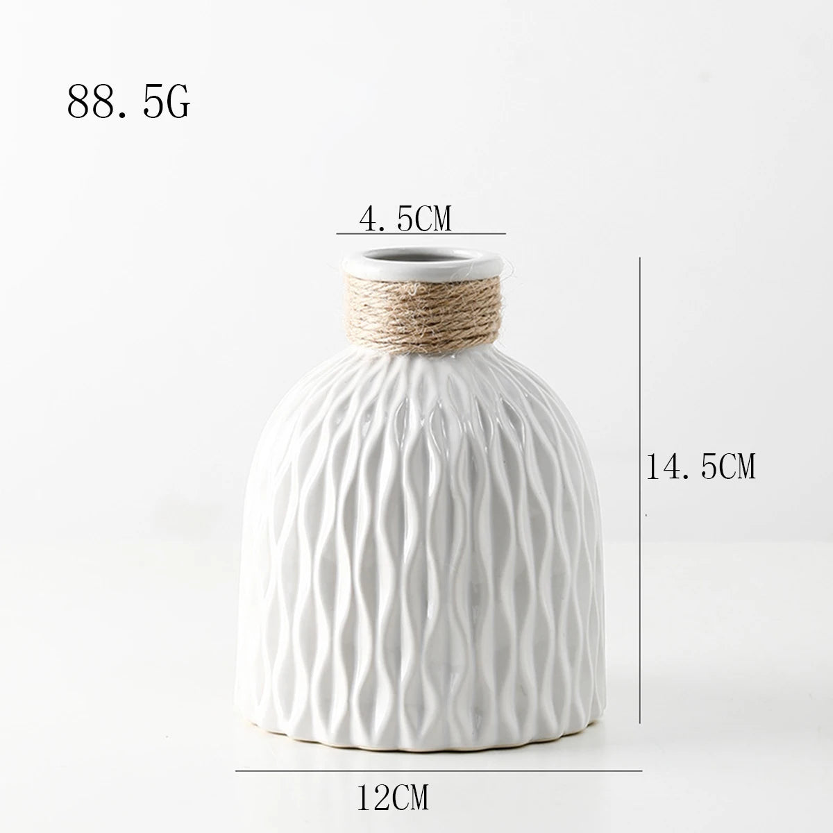 1PC Water Ripple Plastic Vase Wave Flower Pot