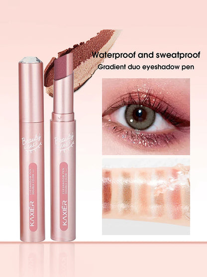 Gradient two-color eye shadow pen waterproof