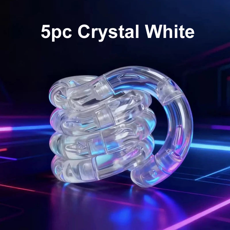 1/3/5pcs Deformable Rope Crystal Twist Rope Pressure Stress Relief Toys