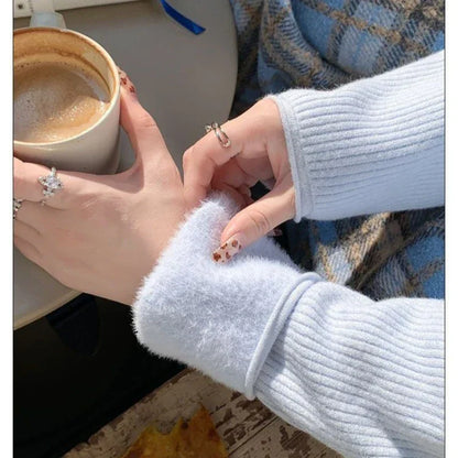 Velvet Thickened Warm Inner Velvet Pullover