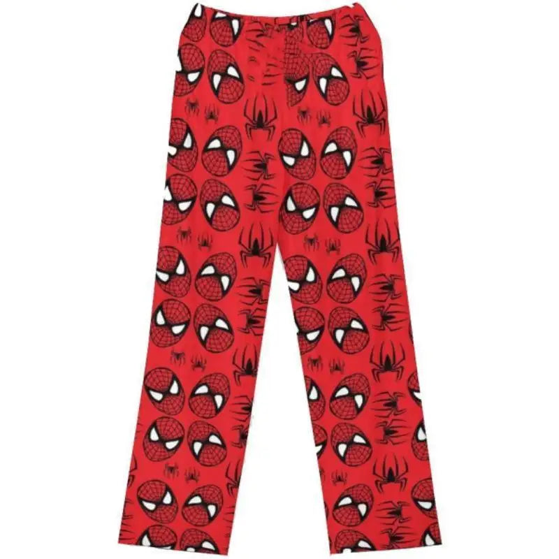 Hello Kitty Spider-Man Cotton Loose Pajama Pants