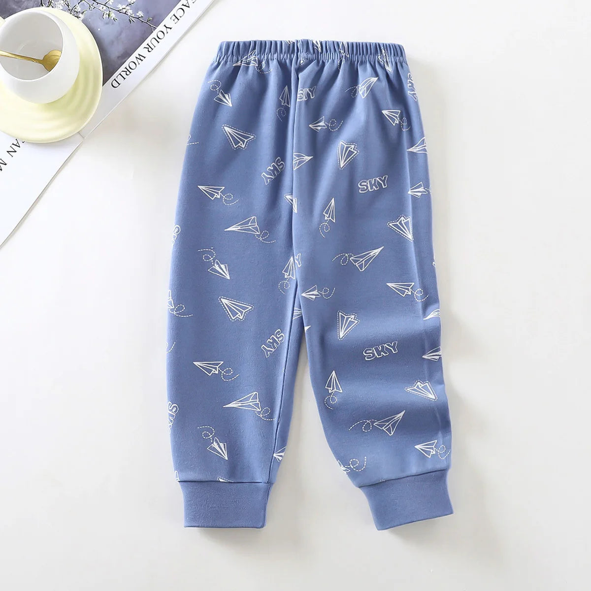 Cotton Sleepwear Spring Autumn Winter Cartoon Bottoms Pajamas