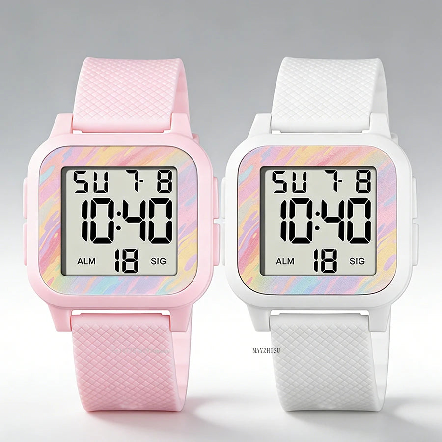Sports Waterproof Luminous Digital Military Electronic Wristwatch