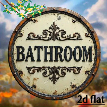 Golden Shower Head Sign  Bathroom Decor