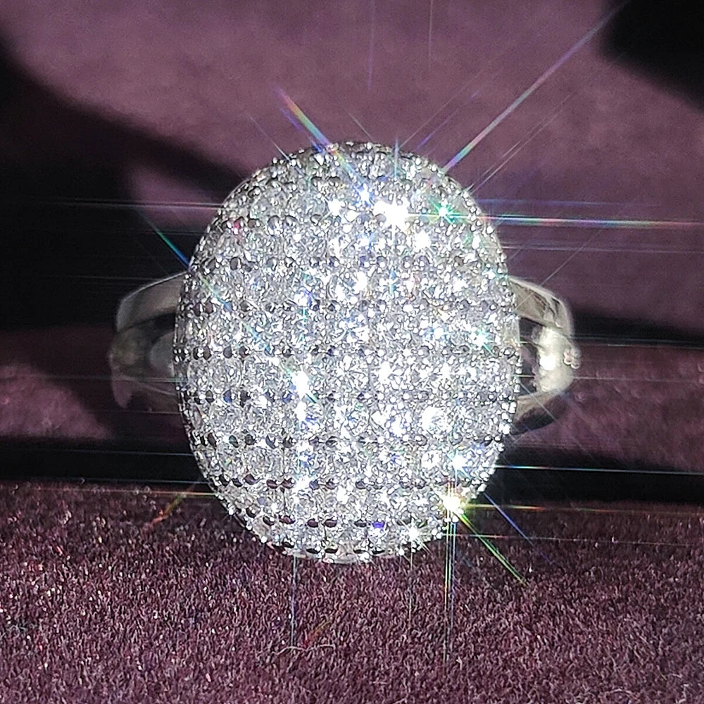 Silver Gifts 88 CZ Unique R103 Rings