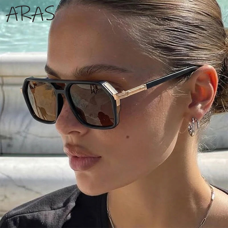 Vintage Steampunk Polarized Sunglasses