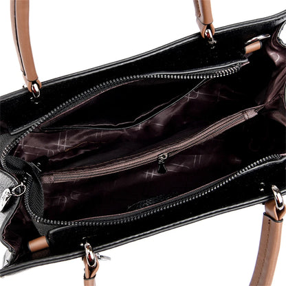 Luxury Multi Layered High Quality Soft Leather Messenger Bag