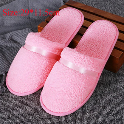 1Pair Winter Warm plush Slippers