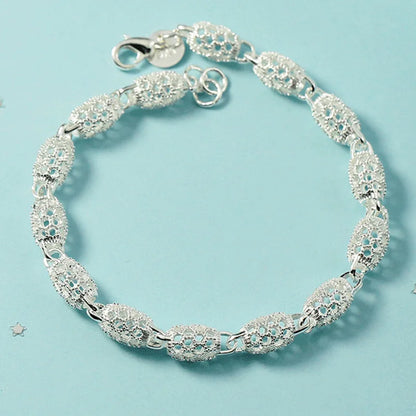 925 Sterling Silver Ball Necklace Set