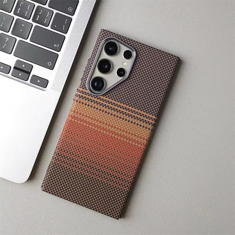 Carbon Fiber Wireless Magsafe Samsung Case Cover