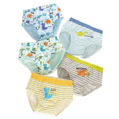 5 Packs/Box Mickey Cartoon Soft Cotton underwear