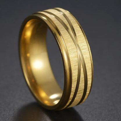 Stainless Steel Matte Rings