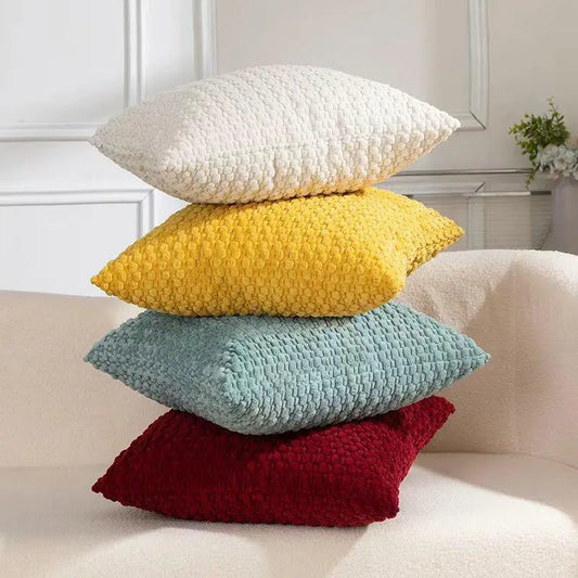 Soft velvet double-sided design sofa cushion cover