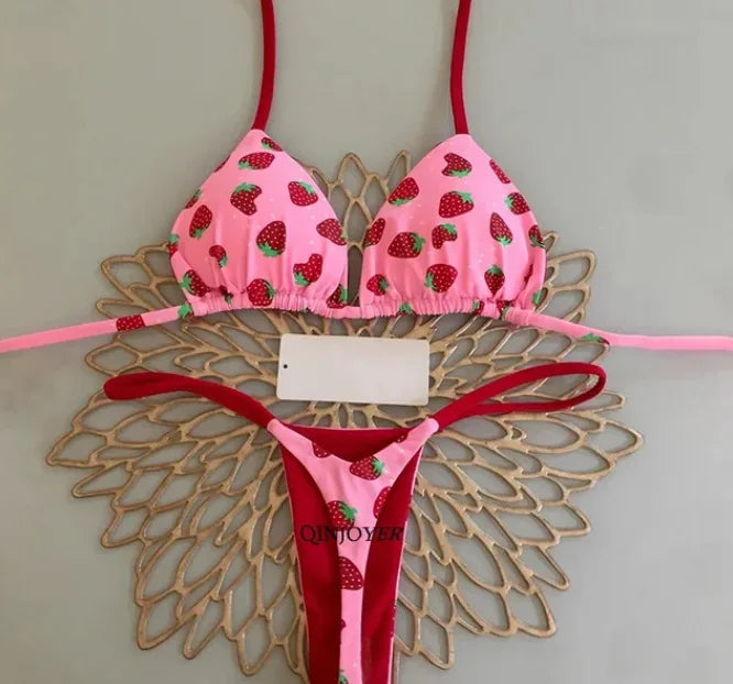 New Sexy Bikini Beach Swimsuit Two-piece Set