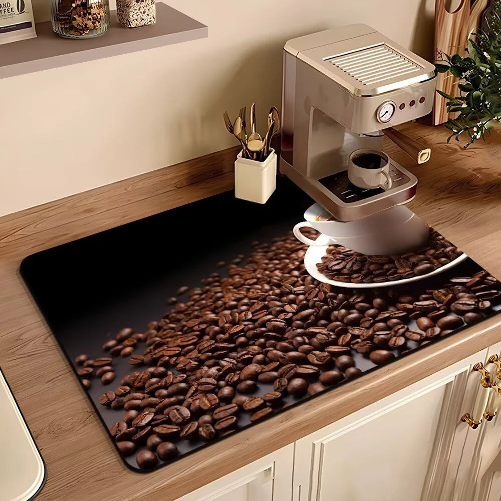 Coffee Machine Mat Waterproof Drain Pad