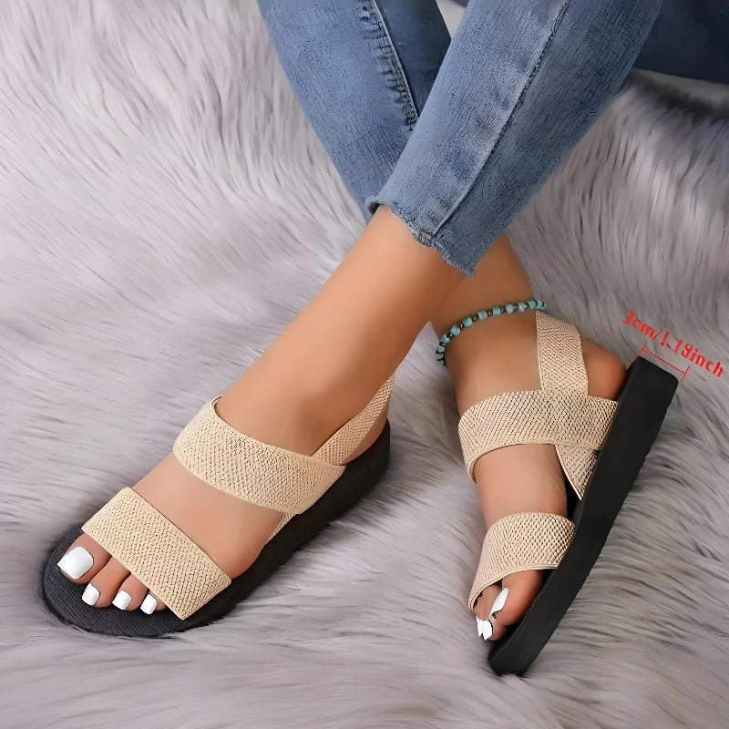 DANA Slingback Wedge Roman Sandals