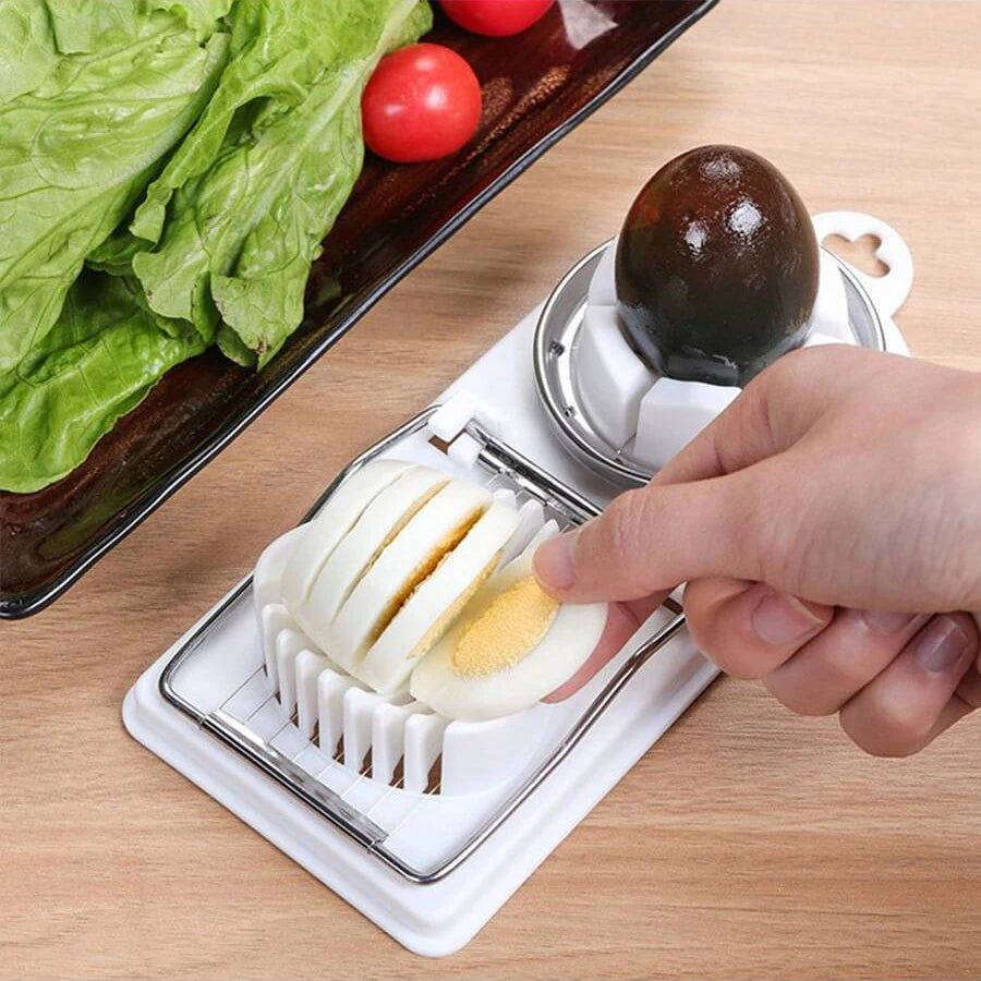 PP Base egg cutter 2-in-1 stainless steel