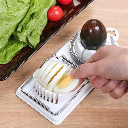 PP Base egg cutter 2-in-1 stainless steel