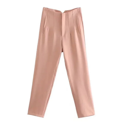 Office Wear High waist Formal Pants