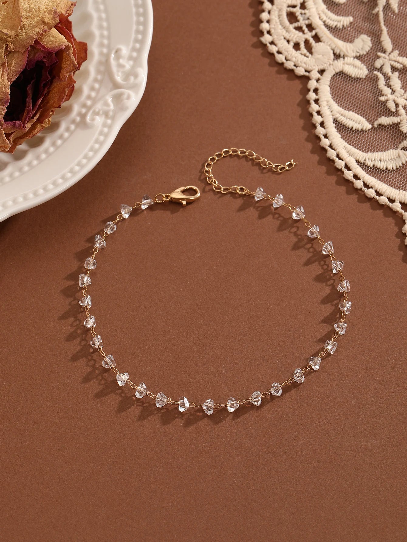 Bohemia Crystal Cubic Zirconia Anklet Bracelet