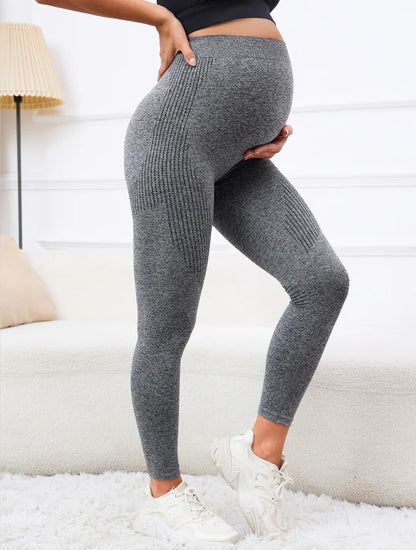 Elastic High Waist Maternity Leggings Skinny For Pregnant