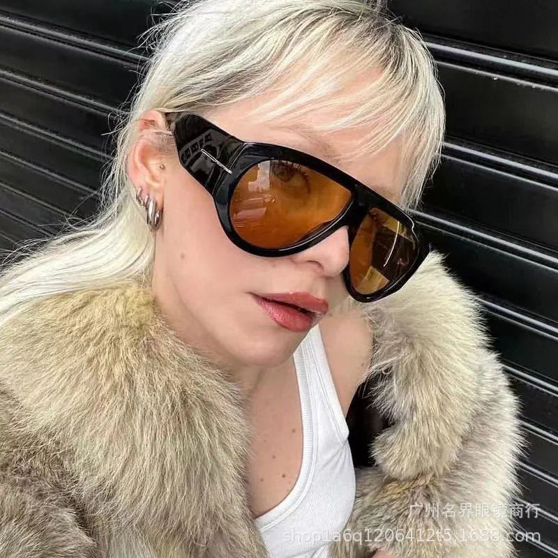 Oversized Pilot Big Frame Sunglasses