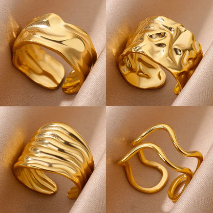 DANA Geometric Chunky Opening Rings