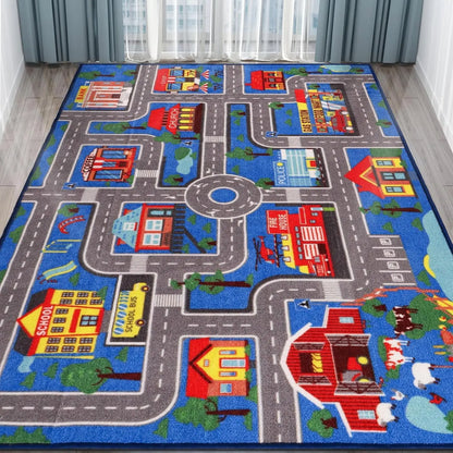 Game Carpet Blue Pink Green Soft Climbing Mat