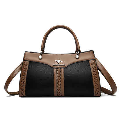 Luxury Multi Layered High Quality Soft Leather Messenger Bag