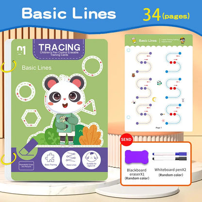 34-Page Reusable Practice Book Set
